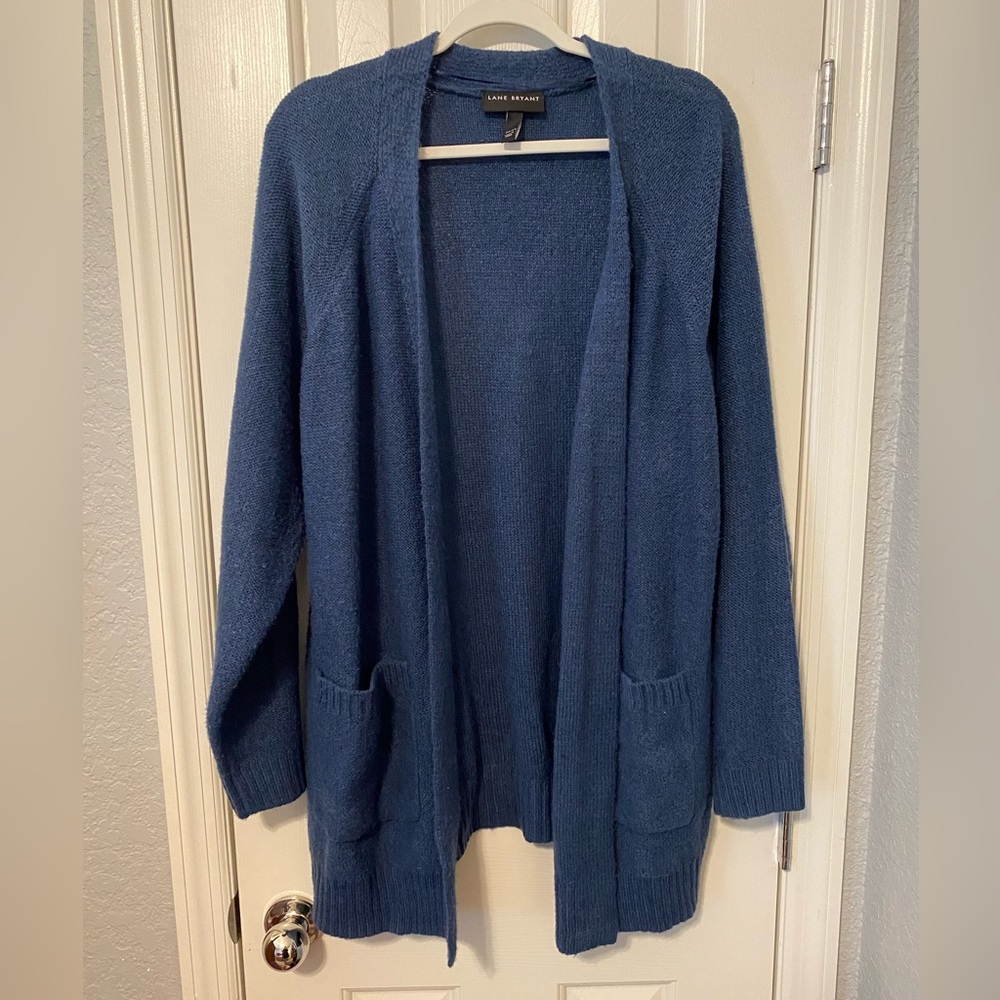 Blue Boyfriend Cardigan